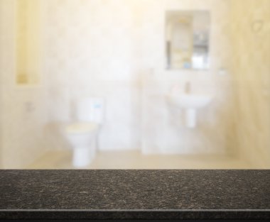Masa üstü ve arka plan bulanıklık banyo