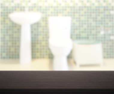Masa üstü ve arka plan bulanıklık banyo