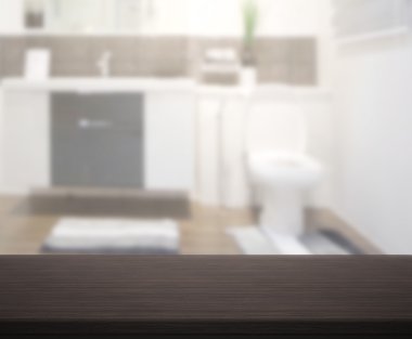 Masa üstü ve arka plan bulanıklık banyo