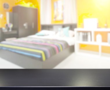 Yatak odasındaki Masa Üstü ve Görüntü Arkaplanı