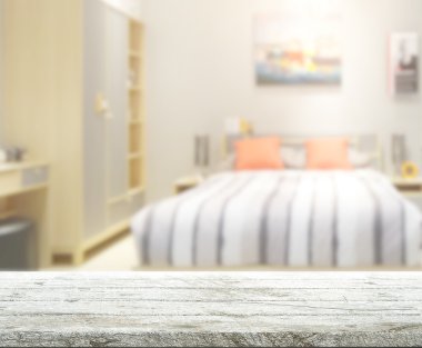 Yatak odasındaki Masa Üstü ve Görüntü Arkaplanı