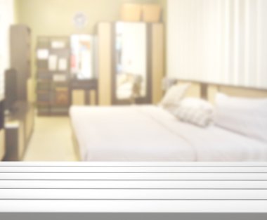 Yatak odasındaki Masa Üstü ve Görüntü Arkaplanı