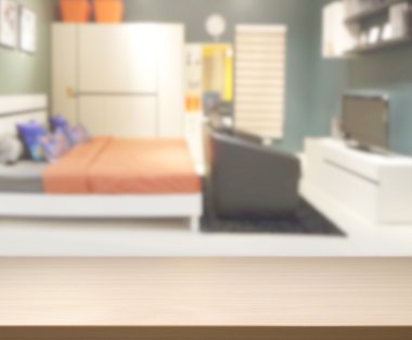 Yatak odasındaki Masa Üstü ve Görüntü Arkaplanı