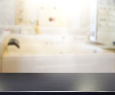 Masa üstü ve arka plan bulanıklık banyo