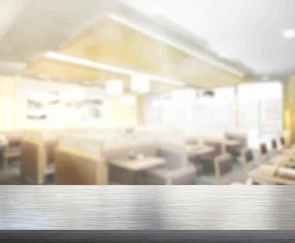 Table Top And Blur Interior of Background — Stock Photo, Image