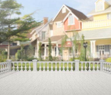 Balkon ve Teras dış arka plan bulanıklık