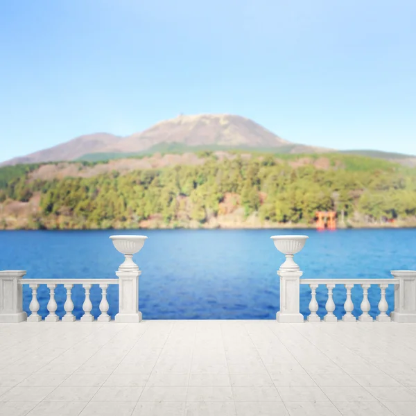 Balkon ve Teras, doğa arka plan bulanıklık