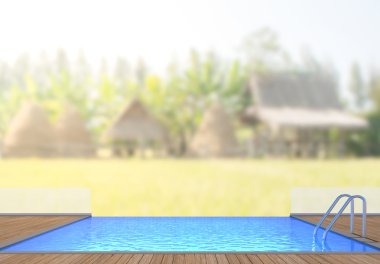 Balkon ve Teras, doğa arka plan bulanıklık