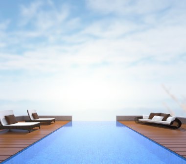 Balkon ve Teras, doğa arka plan bulanıklık