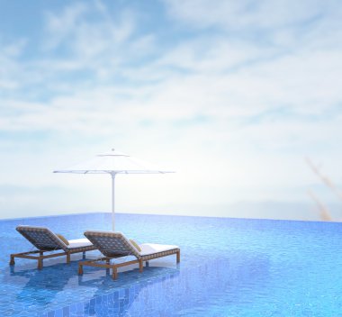 Balkon ve Teras, doğa arka plan bulanıklık