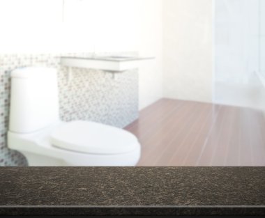 Masa üstü ve arka plan bulanıklık banyo