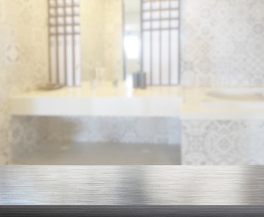 Masa üstü ve arka plan bulanıklık banyo