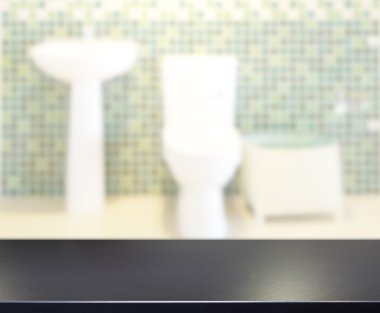 Masa üstü ve arka plan bulanıklık banyo