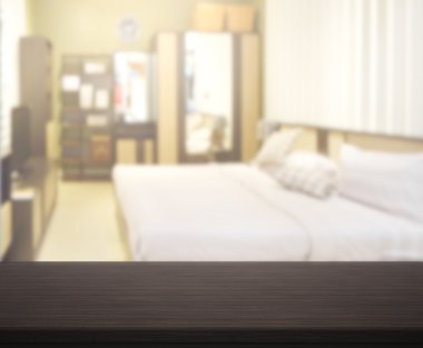 Yatak odasındaki Masa Üstü ve Görüntü Arkaplanı