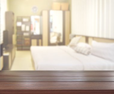 Yatak odasındaki Masa Üstü ve Görüntü Arkaplanı