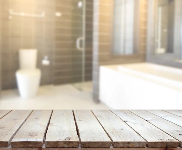 stock image Table Top And Blur Interior of Background