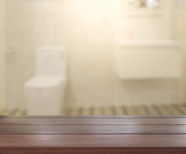 Table Top And Blur Interior of Background — Stock Photo, Image