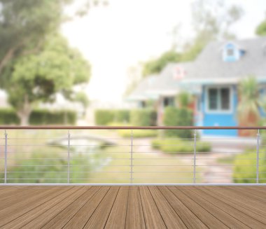 Balkon ve Teras dış arka plan bulanıklık