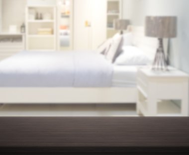 Yatak odasındaki Masa Üstü ve Görüntü Arkaplanı