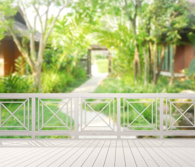 Balkon ve Teras, doğa arka plan bulanıklık