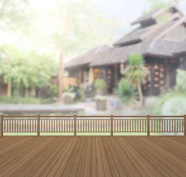 Balkon ve Teras dış arka plan bulanıklık