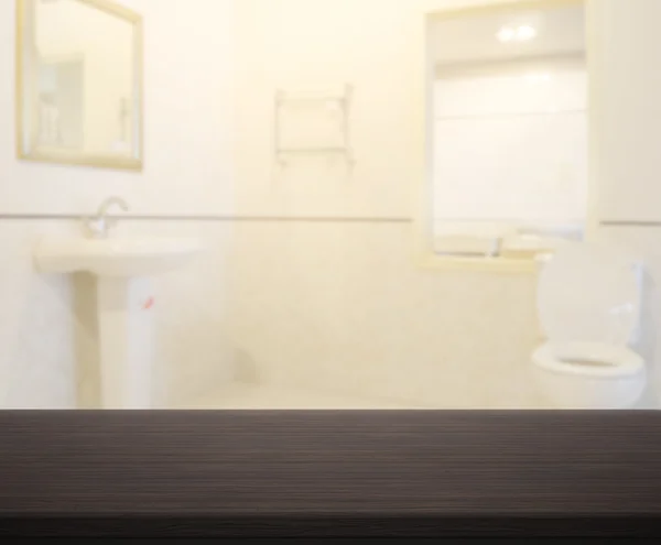 Asztali és fürdőszoba életlenítés háttér — Stock Fotó