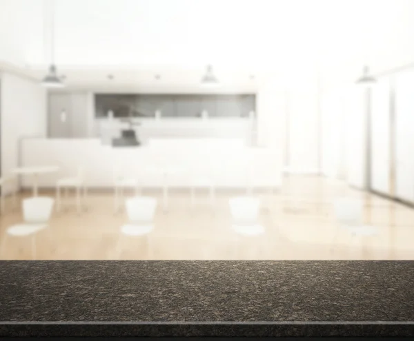 Table Top And Blur Interior of Background — Stock Photo, Image