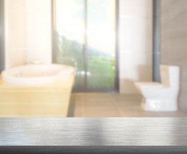Masa üstü ve arka plan bulanıklık banyo