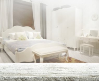 Yatak odasındaki Masa Üstü ve Görüntü Arkaplanı