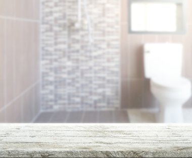 Masa üstü ve arka plan bulanıklık banyo