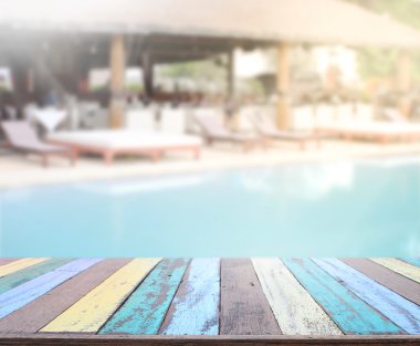 Masa üstü ve Görüntü Yüzme Arkaplan Havuzu