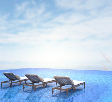 Balkon ve Teras, doğa arka plan bulanıklık