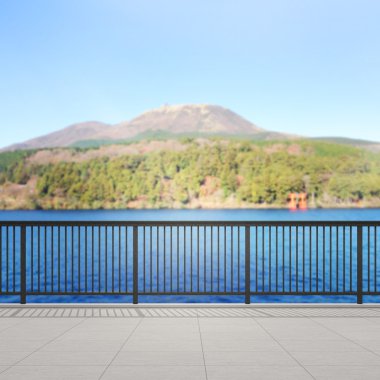 Balkon ve Teras, doğa arka plan bulanıklık