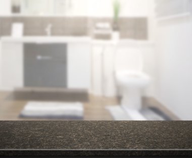 Masa üstü ve arka plan bulanıklık banyo