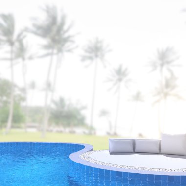 Balkon ve Teras, doğa arka plan bulanıklık