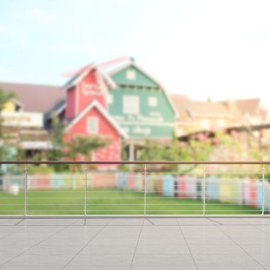 Balkon ve Teras dış arka plan bulanıklık