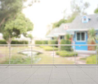 Balkon ve Teras dış arka plan bulanıklık