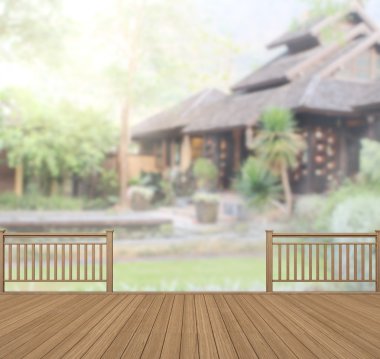 Balkon ve Teras dış arka plan bulanıklık