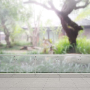 Balkon ve Teras dış arka plan bulanıklık