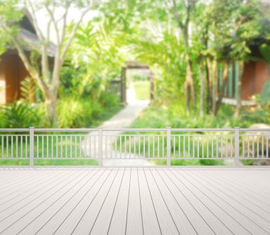 Balkon ve Teras, doğa arka plan bulanıklık