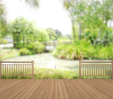 Balkon ve Teras, doğa arka plan bulanıklık