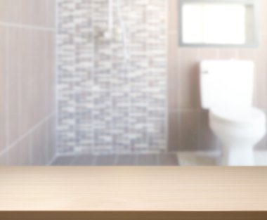 Masa üstü ve arka plan bulanıklık banyo