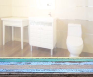 Masa üstü ve arka plan bulanıklık banyo