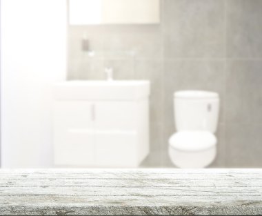 Masa üstü ve arka plan bulanıklık banyo