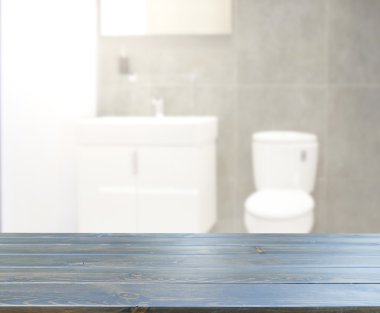 Masa üstü ve arka plan bulanıklık banyo