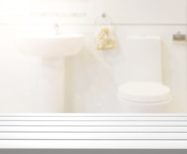 Masa üstü ve arka plan bulanıklık banyo