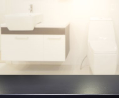 Masa üstü ve arka plan bulanıklık banyo