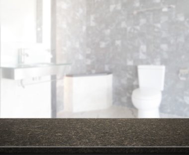 Masa üstü ve arka plan bulanıklık banyo