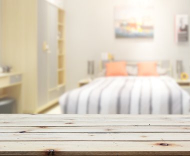 Yatak odasındaki Masa Üstü ve Görüntü Arkaplanı