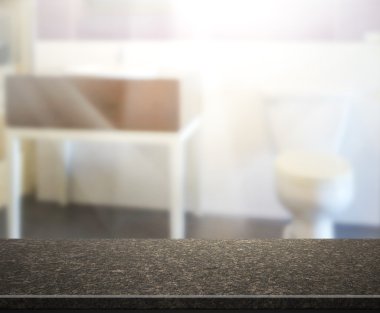 Masa üstü ve arka plan bulanıklık banyo